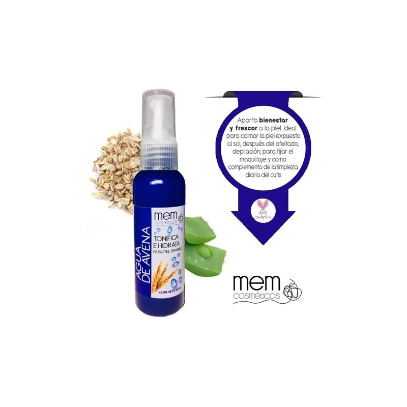 Tónico Facial, Agua De Avena (cruelty Free & Vegan )