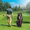 T WINSOLOGY Golf Bag Travel Club Stand Ball Cart Support