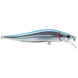Livingston Lures 14107: Jerkmaster Jr. Fw Blue Back Chrome