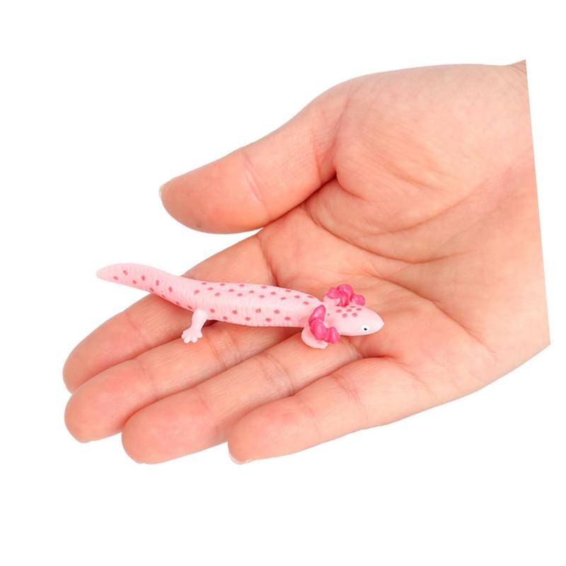 Kisangel Salamander Model Small Lizards Miniature Figure Simulated Salamander Figurine
