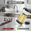 Luvan Hourglass Pickle Jar with Strainer Flip - 46oz Glass
