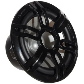 PIONEER CAR TSME100WS Single 10 inch 900 Watt Max Power, IPX7 Rated, Sports Grille Design - Marine Subwoofer White and Black Sports Grilles Included