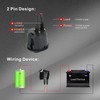 APIELE 5Pcs Rocker Switch ON Off KCD1 Mini Round Toggle