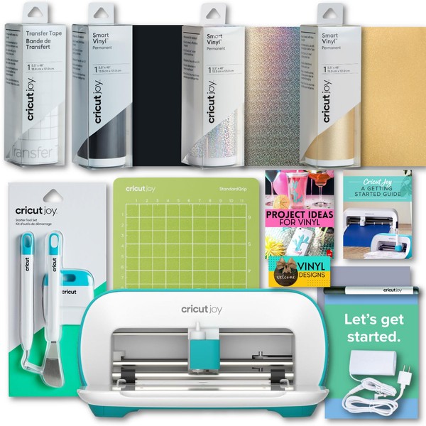 Cricut Joy Machine with Smart Vinyl Rolls, Standard Grip Cutting