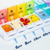 7 Day Pill Organizer 2 Times A Day-Weekly Pill Box