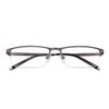 Fullwosing Shortsighted Glasses Nearsighted Glasses Men Women Alloy Half-Frame Strengths
