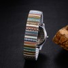 Lancardo Women Elastic Strap Wristwatch Big Number Dial Watch Rose