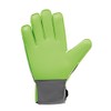 uhlsport Men's Tensiongreen Soft Advanced Goalkeeper Gloves, Dark Grey/Fluo Green/Marin,