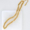 Unbranded Statement Necklace Chunky Gold Paperclip Chain Necklace Waterproof 18k