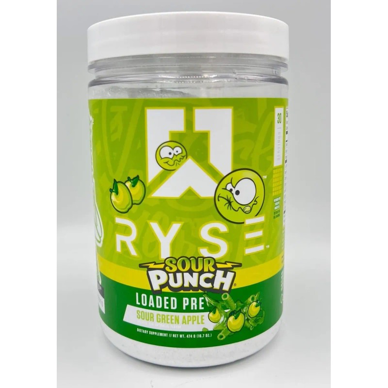 Ryse Up Supplements Loaded Pre Entreno 30 Serv Sabor Sour