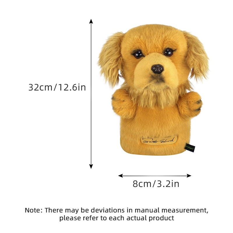 Scott Edward Covered Driver Animal Shaped Golf Club Headwear, Soft