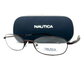 Nautica New Nautica Eyeglasses N 7092 062 Satin Wine 51-17-130 with Case