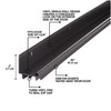 M-D Building Products 82578 36 in. Brown Vinyl L-Shape Screw-on