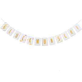 Friendly Fox Congratulations Garland – Stylish Bunting – Wall Decoration for Your Celebration