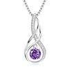 AINUOSHI Mothers Day Gifts Birthstone Necklaces for Women Sterling Silver