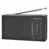 Ohm Electric AudioComm RAD-H234N-K 03-7054 Small AM/FM Handy Radio Black