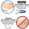 Fulton Miter Spring Clamps for Woodworking Set, Wood Trim, Picture