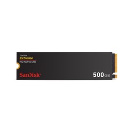 SanDisk 500GB Extreme M.2 NVMe SSD - PCIe Gen 4.0, Up to 5,000 MB/s - Internal Solid State Drive - SDSSDX3N-500G-G26