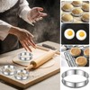 8Pcs / 12Pcs English Muffin Rings Stainless Steel Crumpet Rings