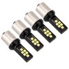 4pcs 12SMD LED White Lights Car Bulb Brake Stop Turn