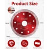 10Pcs Diamond Saw Blades, 4-1/2" Diamond Blade for Angle Grinder