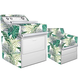 2Pack Washing Machine Cover, Front Load Machine Cover, Waterproof Sunscreen Dustproof 2 Zippers Design for Convenient use,29"W x 28"D x 39.5"H