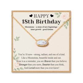 HGDEER 18th Birthday Decorations Gifts for Girls, Happy 18 Year Old Girl Card Decor Daughter Ideas Best Trendy Women Yr