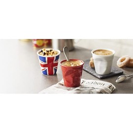 Revol Froisses Espresso Crumple Tumbler, Pepper Red