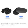 sourcing map Exercise Core Sliders, Oval Glider Discs with Feet