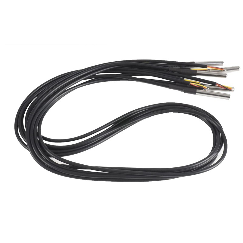 Beenlen Waterproof DS18B20 Temperature Sensor, Digital Temperature Thermal Cable Temperature