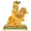 BOYULL Large Size Chinese Zodiac Rooster Year Golden Resin Collectible