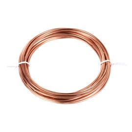 sourcing map Refrigeration Tubing 2.5mm OD x 1.5mm ID x 19.5Ft Length Copper Tubing Coil