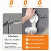 Shower Head Holder, Strong Suction Cup Shower Bracket,Height Adjustable Lightweight