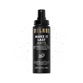 Milani Setting Spray + Primer, Make It Last Matte- Oil Absorbing Charcoal Formula to Control Shine, Matte Finish Setting Spray for Makeup and Primer for Oily Skin, Prime +Correct + Set, 2.03 Fl. Oz
