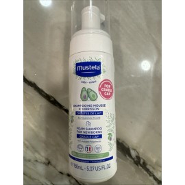 Mustela Shampooing Mousse Foam For Newborn Cradle Cap  5.07 fl oz EXP: 05/2027