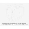 zalati Acrylic Display Case with Simulation Scenario Dustproof Display Case