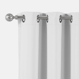 Kitchen Tier Curtains 30 inch Room Darkening Kitchen Tiers Bathroom Short Curtain Triple Weave Small Cafe Curtains Half Window Treatment Set 2 Panels Grommet Top 30" Greyish White