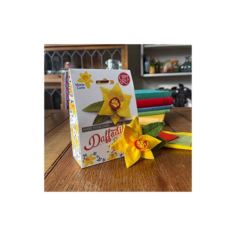 Marie Curie Make-Your-Own Felt Daffodil Pin Craft Kit