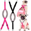 Saintrygo 2 Pcs Dog Suspenders for Diapers Female Male Belly