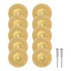 sourcing map 10pcs Diamond Cutting Wheel 50mm Titanium Coating Cut