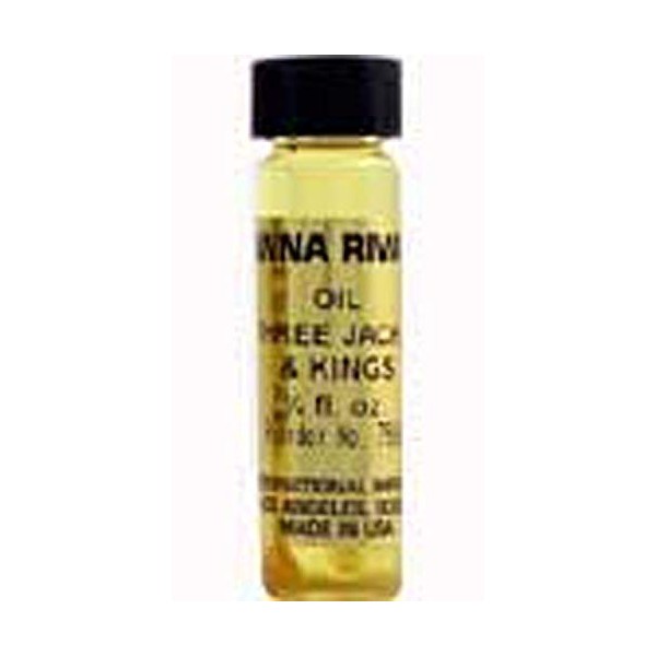 INDIO Anna Riva Oil-Three Jacks/King 1/4oz~ for Anointing Candles, Charms
