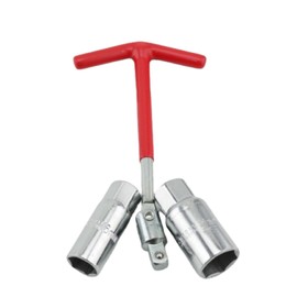 Mikiuly Spark Plug Wrench Set, Spark Plug Wrench Universal 16 mm, 21 mm for Car and Motorcycle, T-Handle Spark Plug Socket Wrench, Spark Plug Remover Tool, for Car and Motorcycle