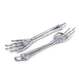Vagabond House Pewter Metal Skeleton Arm Salad Server 12.25 inch Long