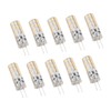 10pcs G4 LED Bulb 1.5W DC12V Warm White 3000K 110LM