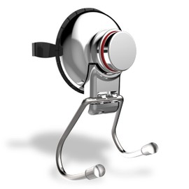 ACCURATE No- Drillings Suction Cup Towel Utensils Hanger Holder- Stainless Steel Never Rust= Towel Hanger for Bathroom & Kitchen (1)