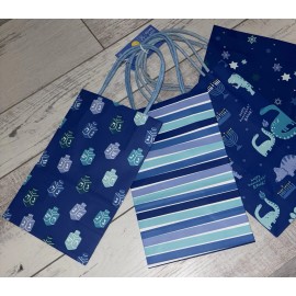 Spritz Gift Bag Set of 4 - Hanukkah - 5.25”x 8.25” - NEW
