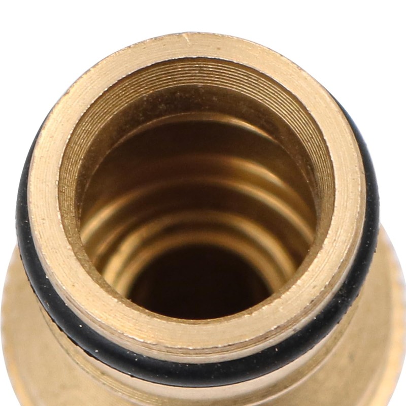 Alnicov 2pcs Solid Heavy-Duty Garden Hose Nozzle Brass Adjustable Hose