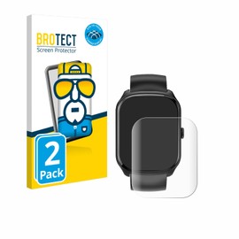 BROTECT Pack of 2 Full Cover Screen Protectors for Qecnato S68 1.95 Inch Full Screen Protector Film [3D Curved, Anti-Fingerprint, Crystal Clear]