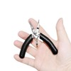 Mini-Rundzange, Präzisions-Drahtschlaufenzange für Schmuckherstellung, Bastelwerkzeug, 10,2 cm