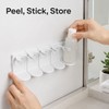 Adhesive Storage Rack for Bathroom Organization – Slim Plastic Wall-Mount